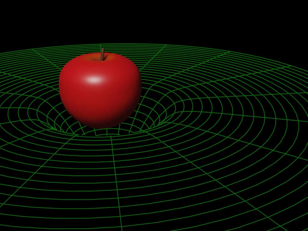 重力　リンゴ